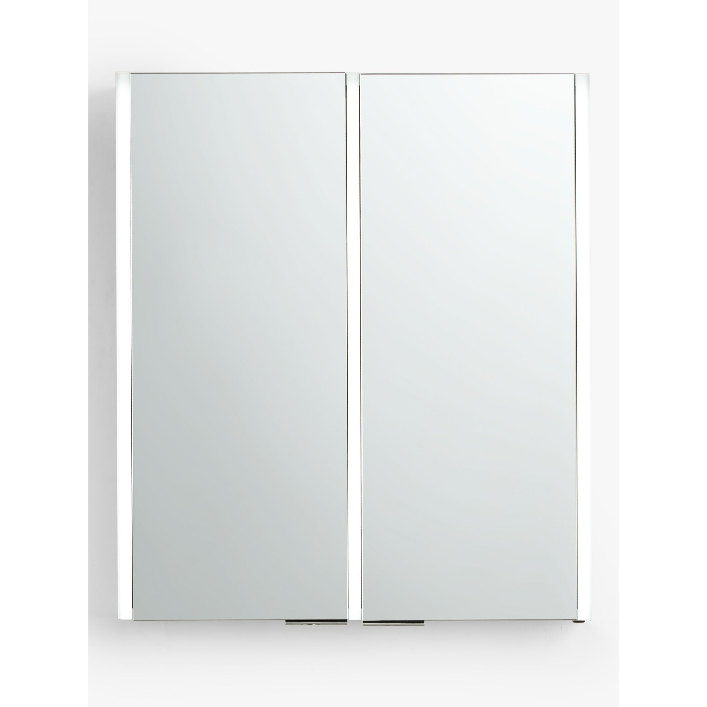 John Lewis Vertical Double Mirrored and Illuminated Bathroom Cabinet - image 1