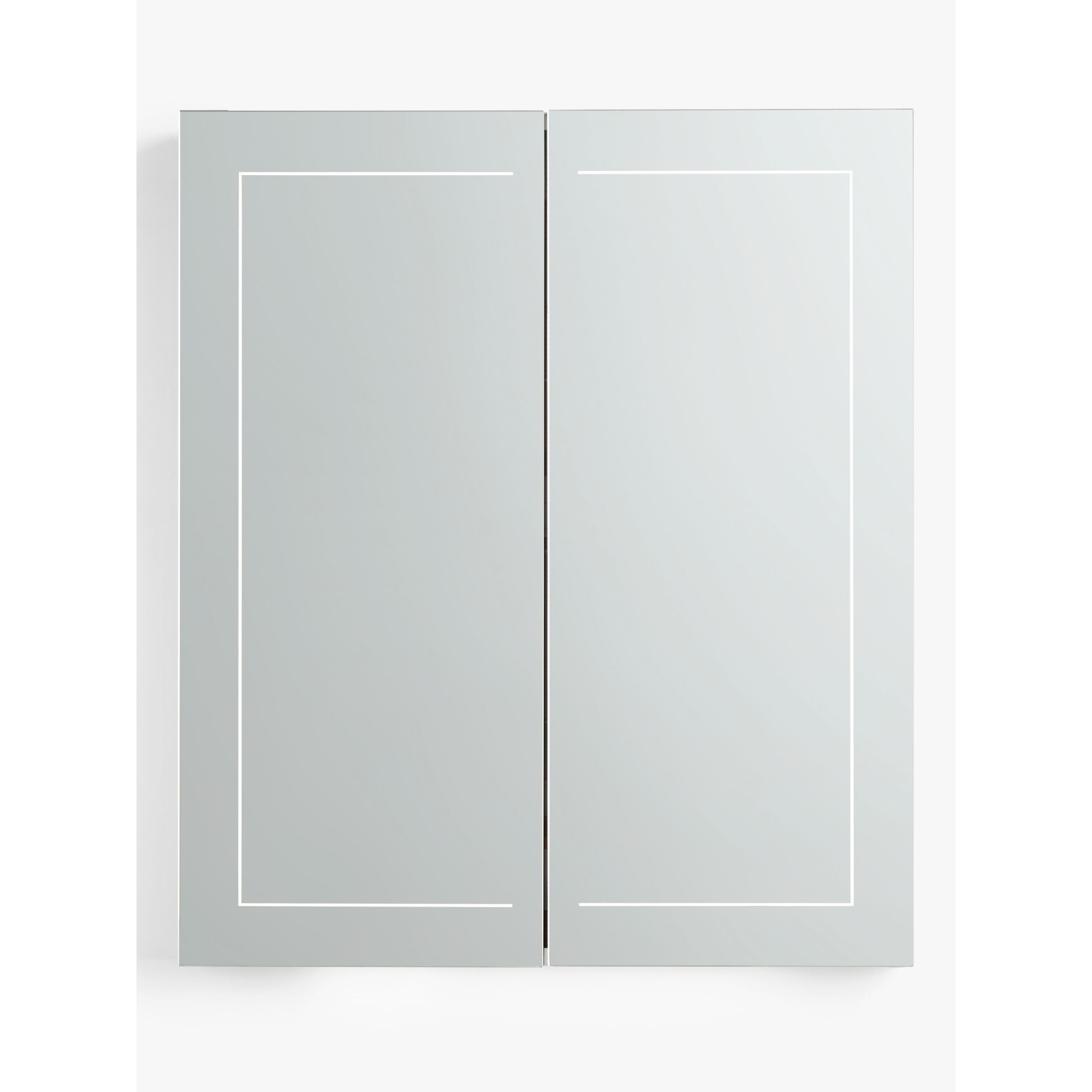 John Lewis Enclose Double Mirrored and Illuminated Bathroom Cabinet - image 1