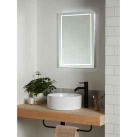 John Lewis Frame Wall Mounted Illumintaed Bathroom Mirror - thumbnail 2