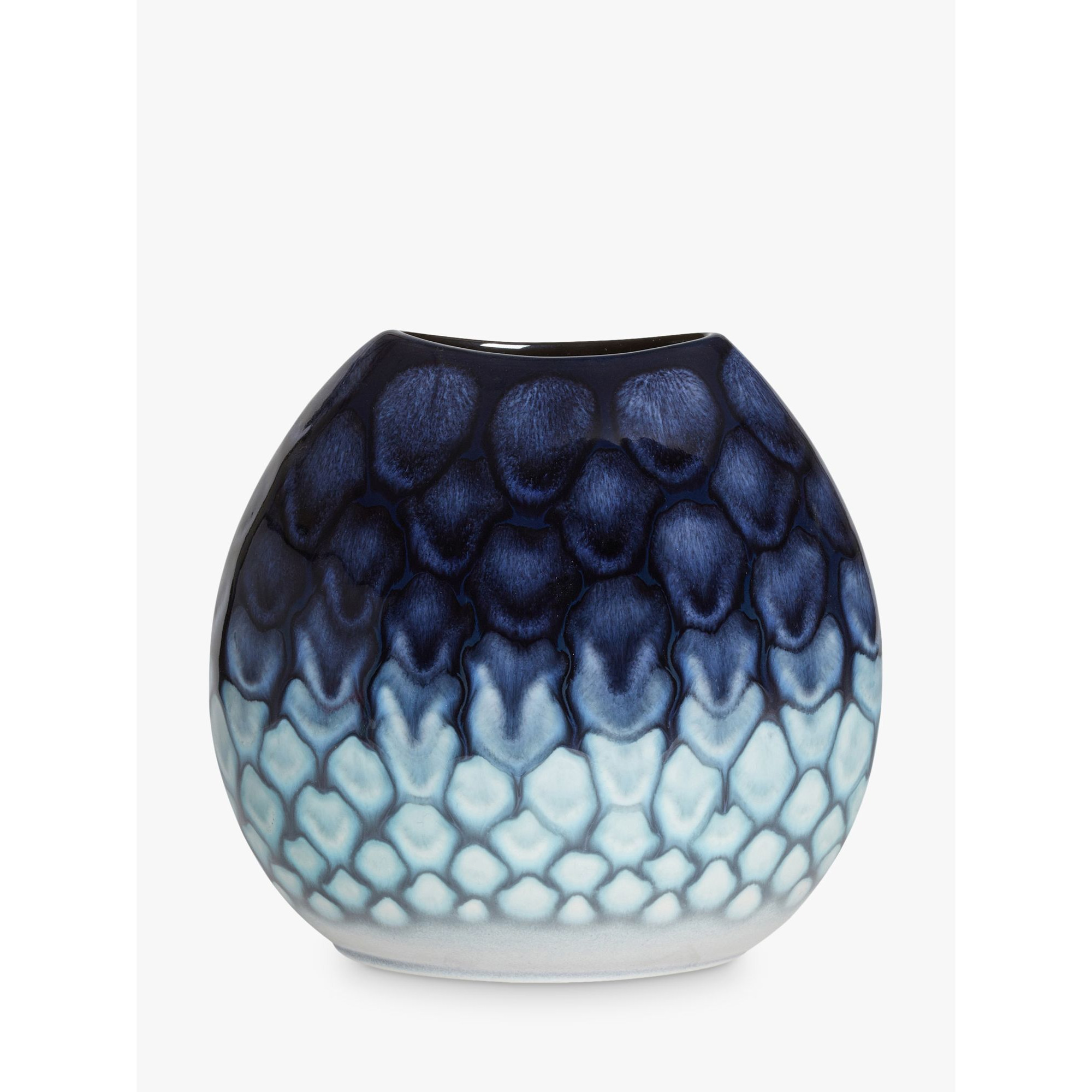 Poole Pottery Ocean Purse Vase, H20cm - image 1