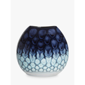 Poole Pottery Ocean Purse Vase, H20cm - thumbnail 1