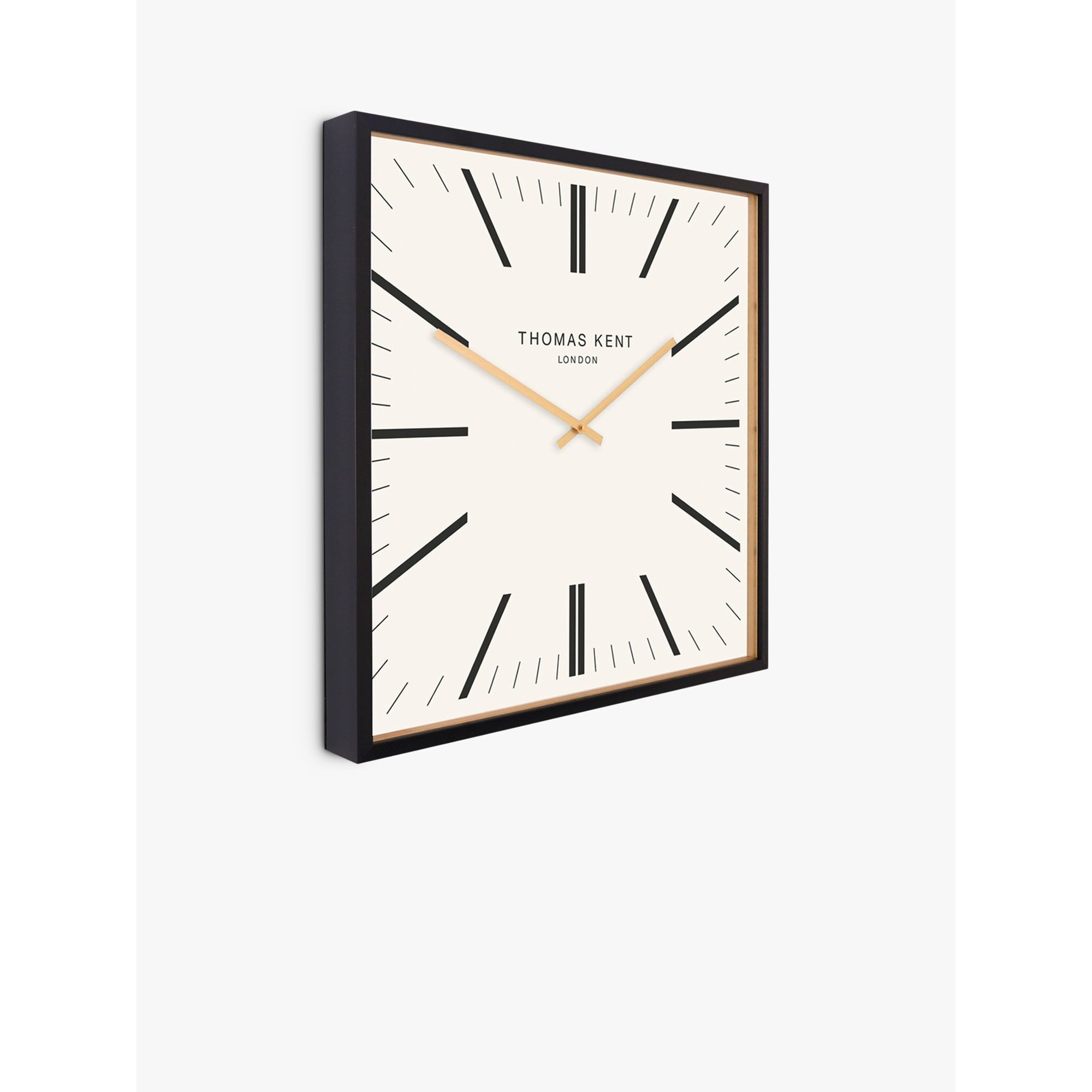 Thomas Kent Garrick Square Analogue Wall Clock, 60cm - image 1