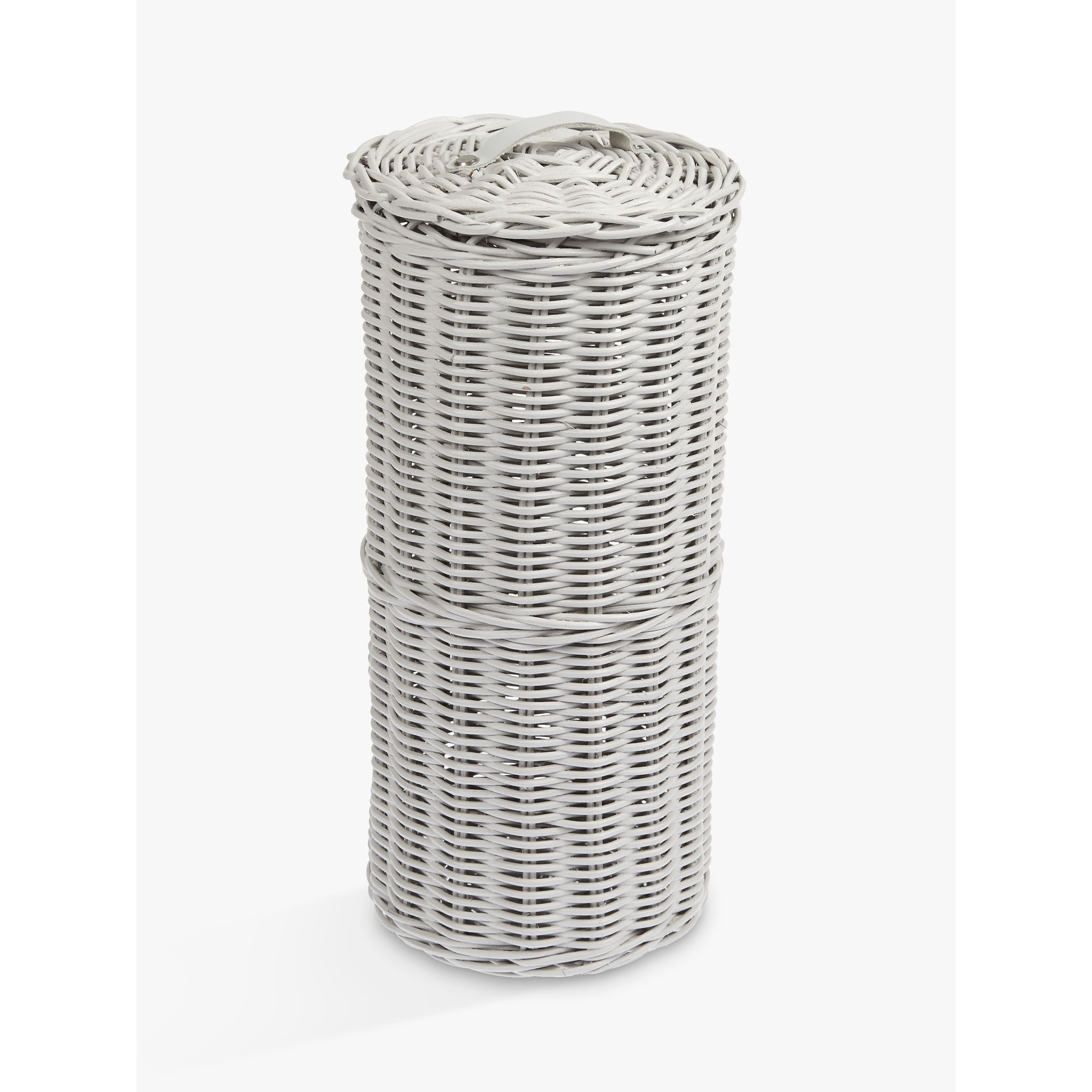 John Lewis Rattan Toilet Roll Holder, Grey - image 1