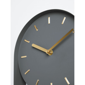 John Lewis Pendulum Metal Analogue Wall Clock, 50cm - thumbnail 2