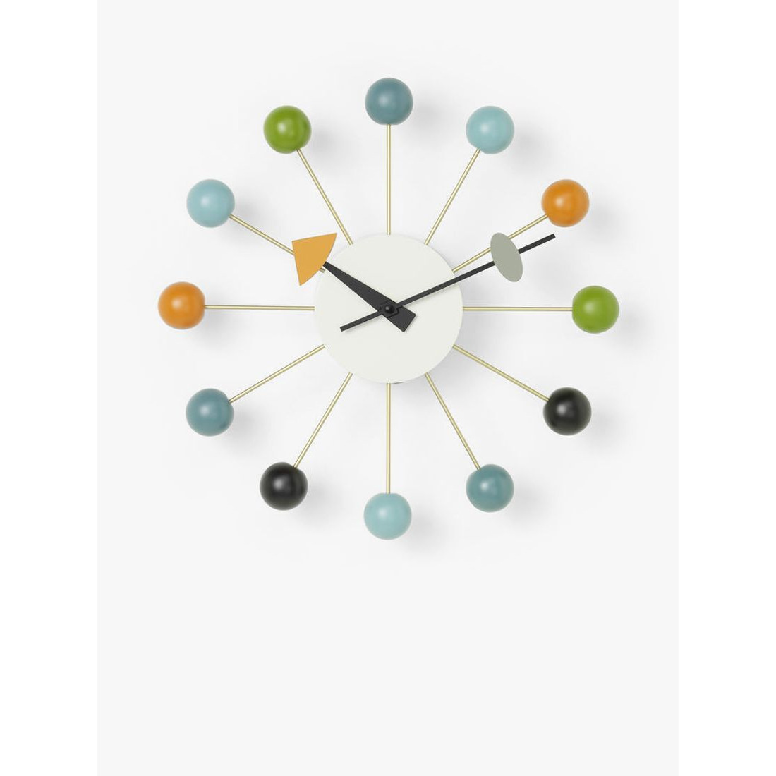 Vitra George Nelson Ball Analogue Wall Clock, 33cm, Multi - image 1