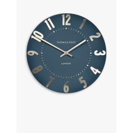 Thomas Kent Mulberry Wall Clock, Midnight Blue - thumbnail 1