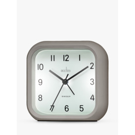 Acctim Carter Hands Non-Ticking Sweep Analogue Alarm Clock, 10cm - thumbnail 2