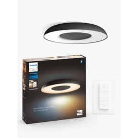 Philips Hue White Ambiance Still LED Smart Semi Flush Ceiling Light with Bluetooth and Dimmer Switch