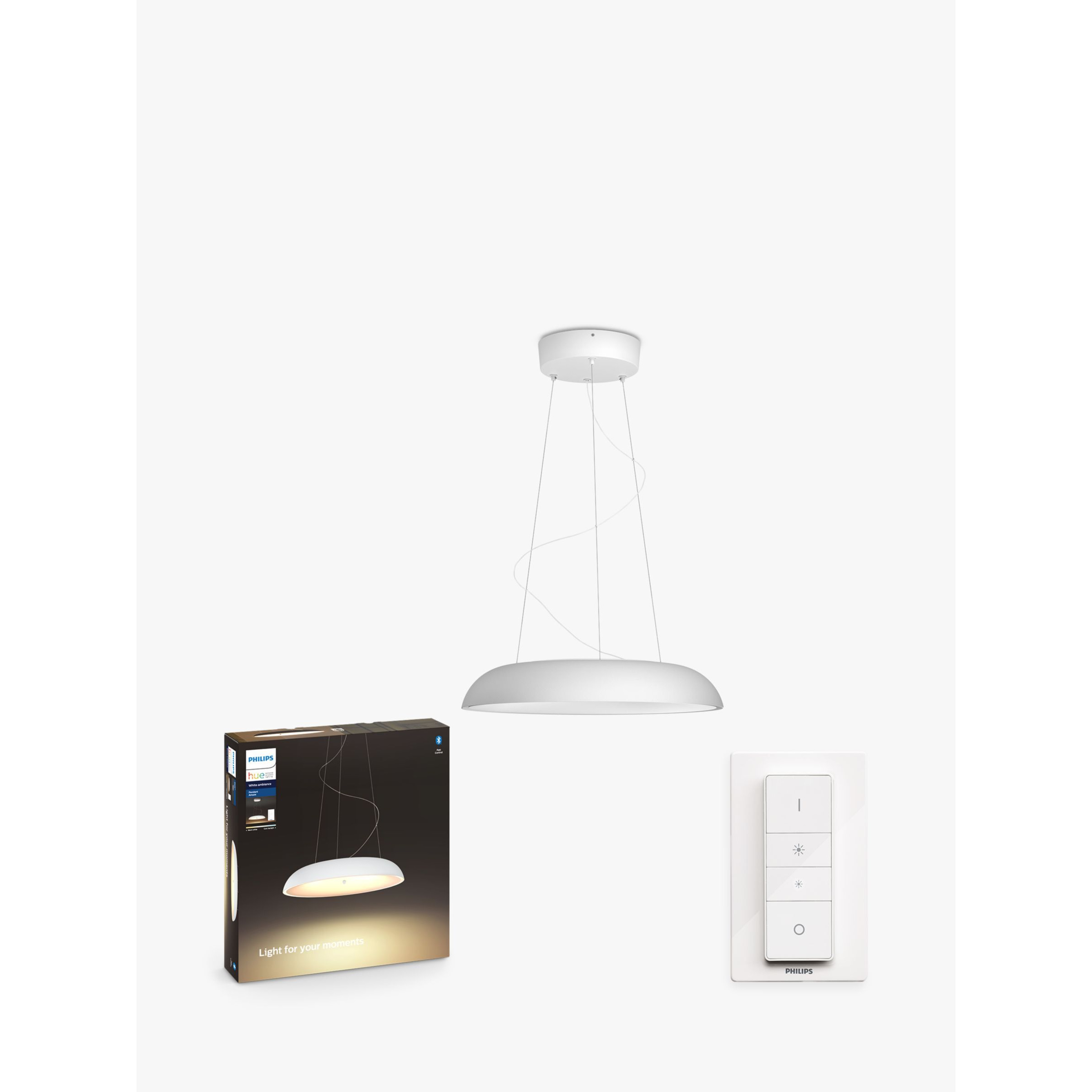 Philips Hue White Ambiance Amaze LED Smart Ceiling Light with Bluetooth and Dimmer Switch - image 1