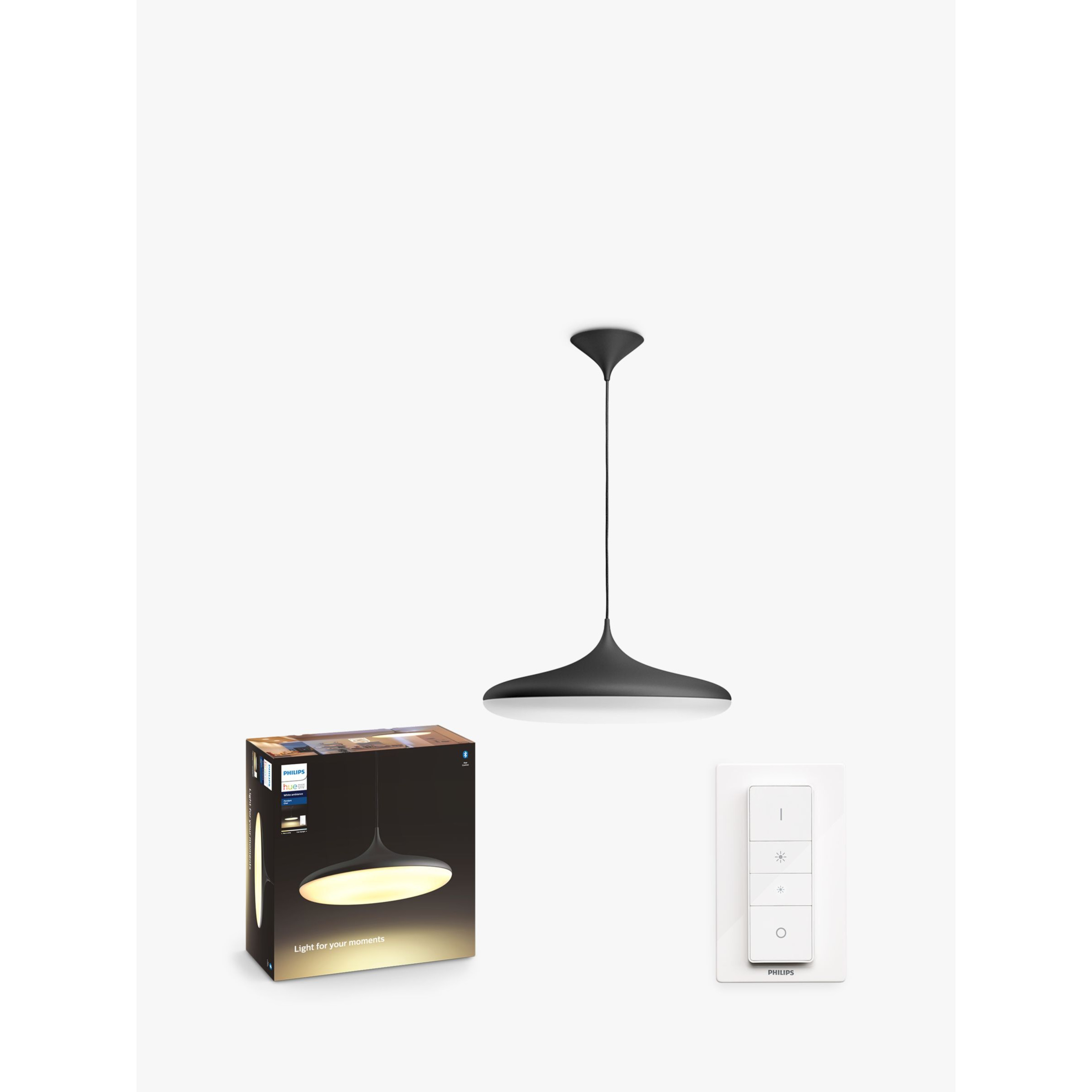 Philips Hue White Ambiance Cher LED Smart Ceiling Light with Bluetooth and Dimmer Switch - image 1