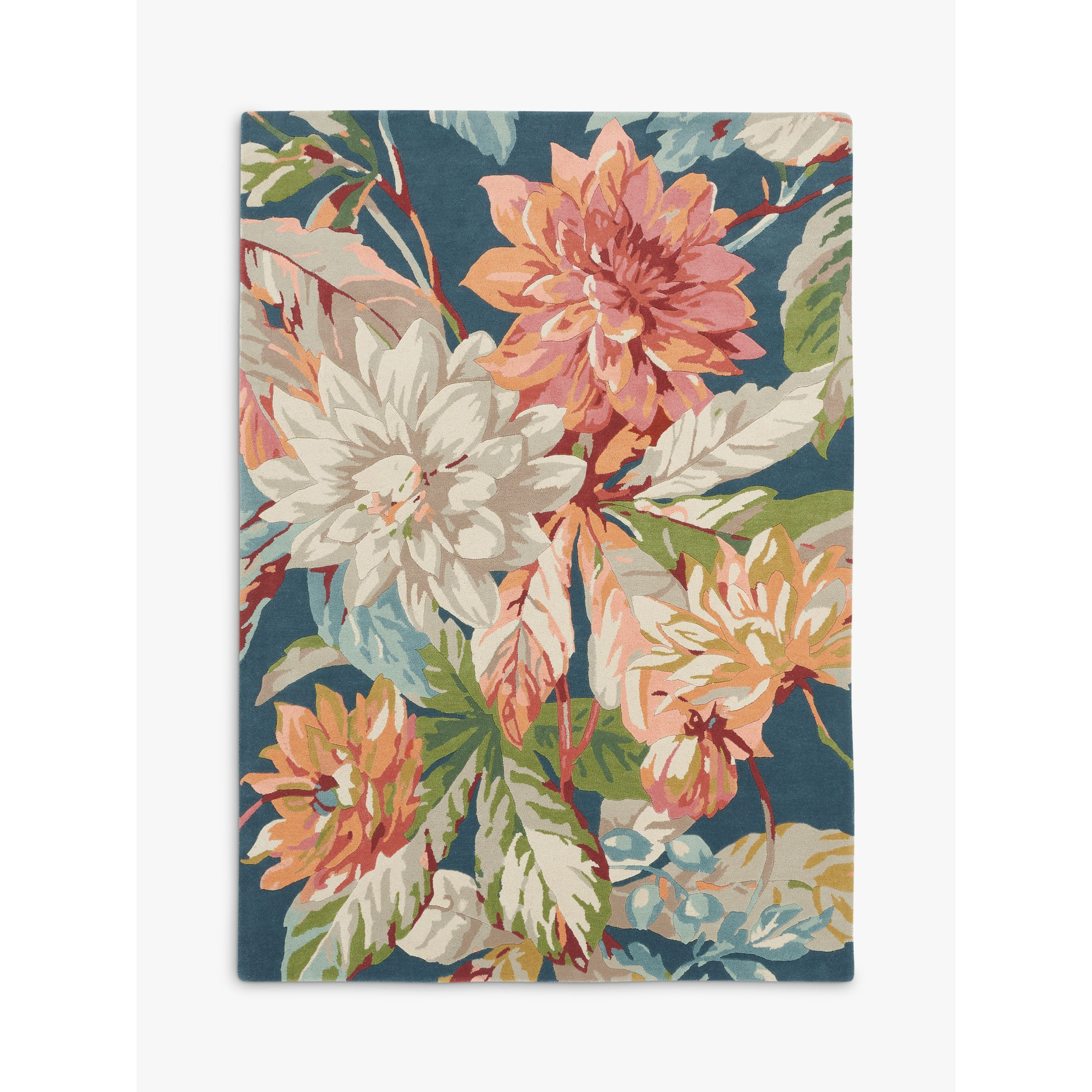 Sanderson Dhalia & Rosehip Floral Rug