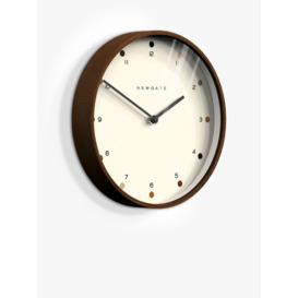 Newgate Clocks Mr Clarke Analogue Wall Clock, 40.5cm, Brown - thumbnail 2