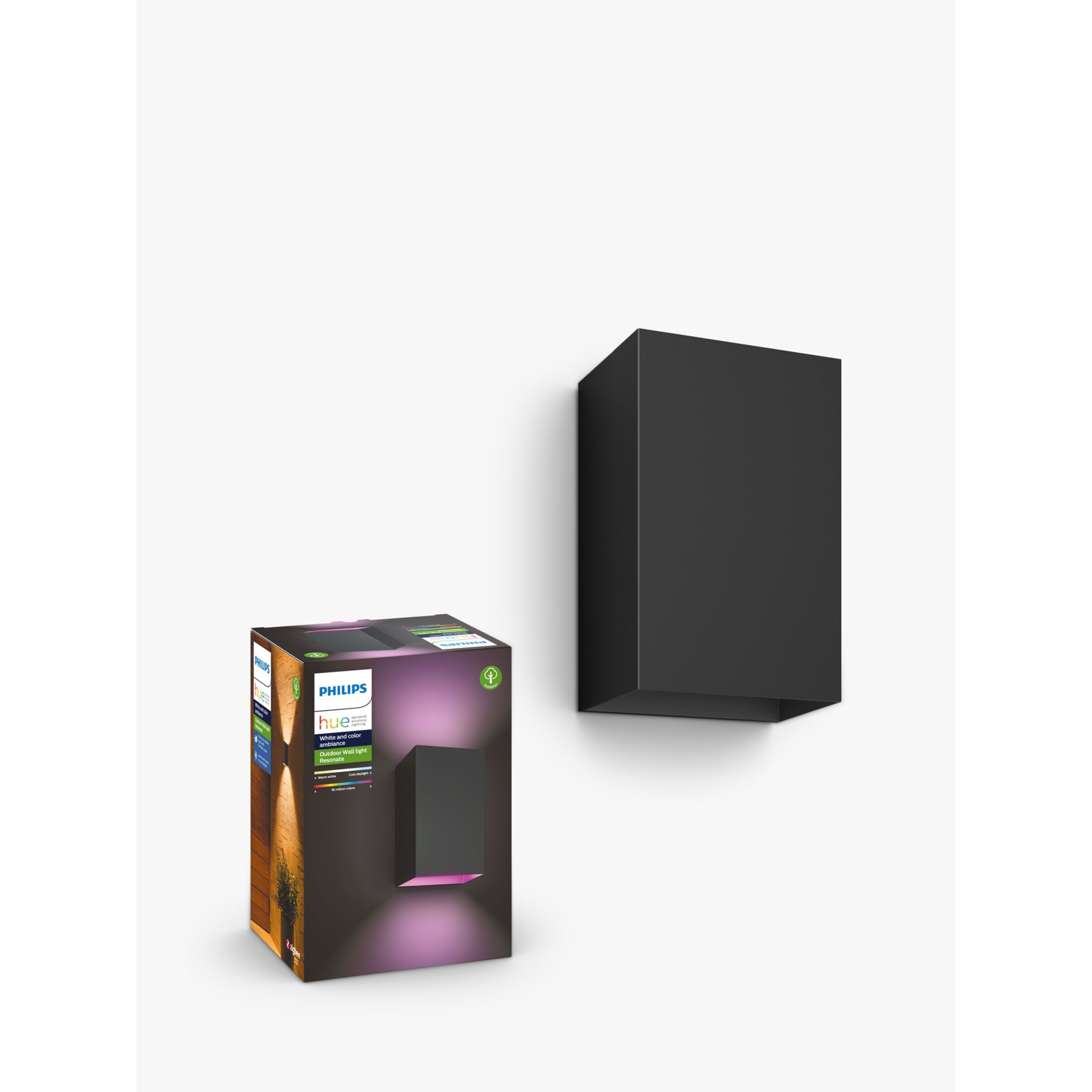 Philips Hue White and Colour Ambiance Resonate LED Smart Outdoor Wall Light - image 1