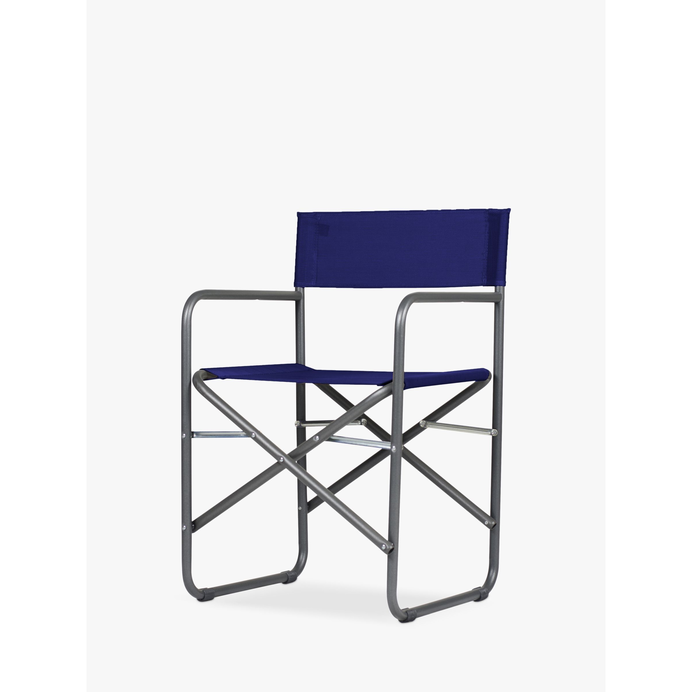 Fiam Regista Steel Frame Garden Director Chair, Dark Blue - image 1