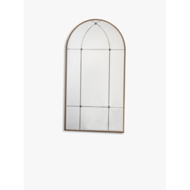 Gallery Direct Ariah Arched Frame Mirror, 140 x 76cm, Bronze - thumbnail 1