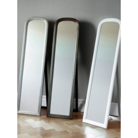 Gallery Direct Beck Cheval Mirror, 160 x 42cm, Brushed Brass - thumbnail 2