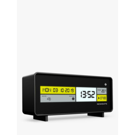 Newgate Clocks Futurama LCD Digital Alarm Clock, Black - thumbnail 2