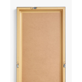 John Lewis ANYDAY Bevelled Glass Edge Rectangular Hall Mirror, 140 x 40cm, Gold - thumbnail 3