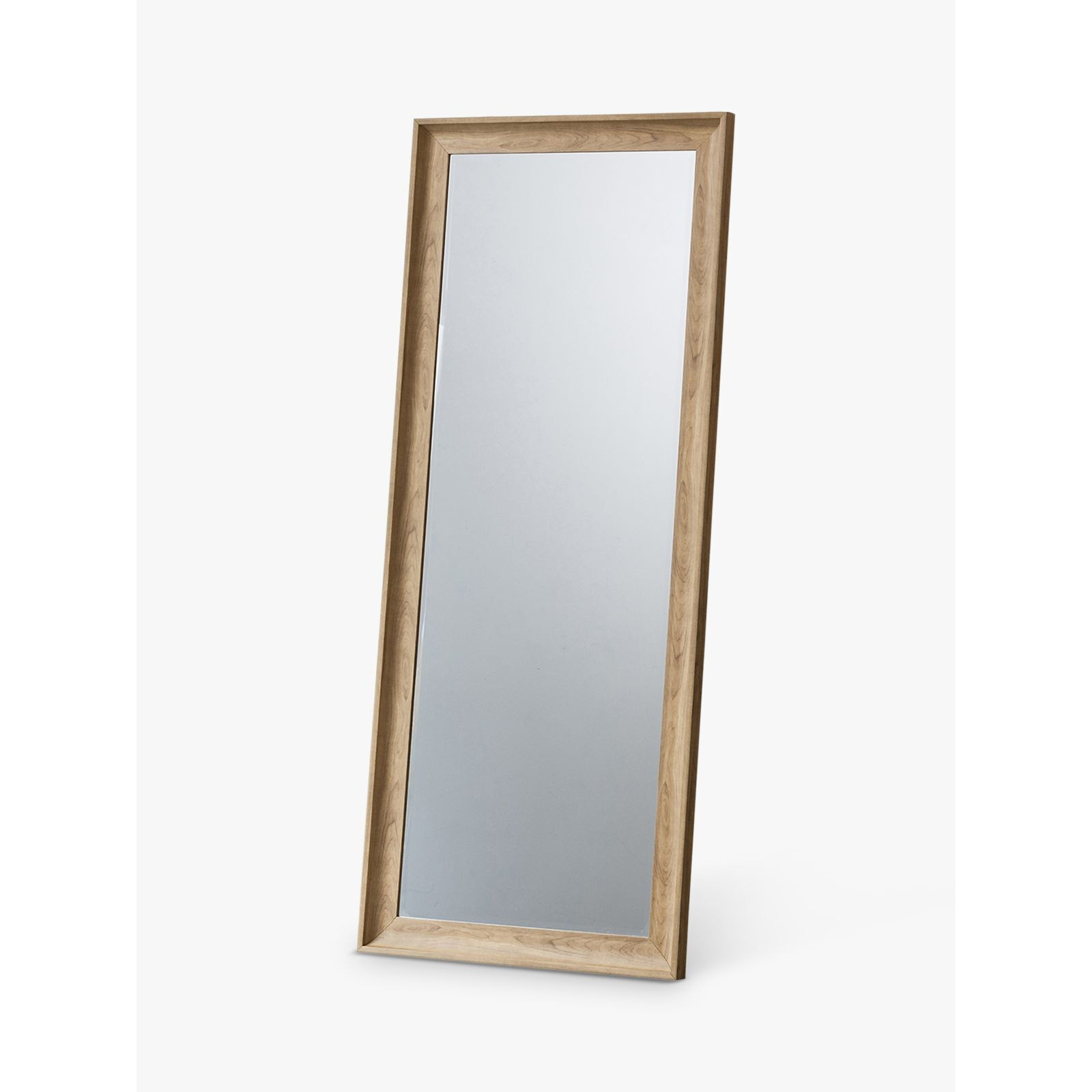 Gallery Direct Fraser Rectangular Wood-Effect Frame Leaner Mirror, 152 x 63.5cm, Oak - image 1