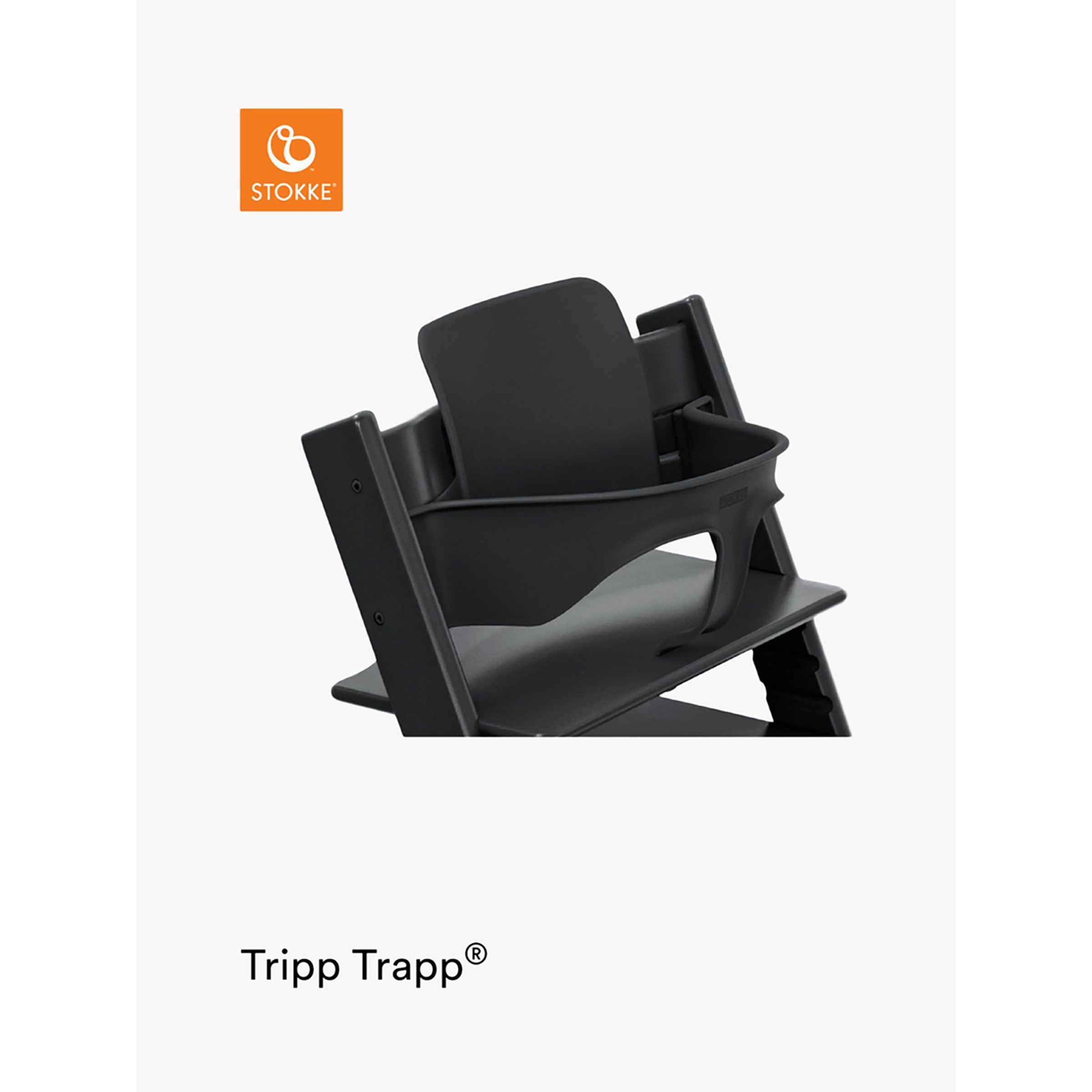 Stokke Tripp Trapp Highchair Baby Set, Black