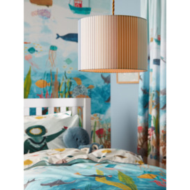 Harlequin Above and Below Reversible Cotton Duvet Cover and Pillowcase Set, Multi - thumbnail 3
