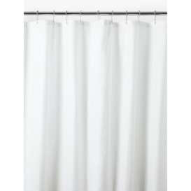 John Lewis Textured Seersucker Recycled Polyester Shower Curtain - thumbnail 1