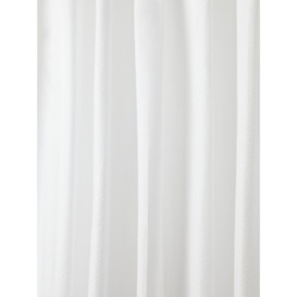 John Lewis Textured Seersucker Recycled Polyester Shower Curtain - thumbnail 2