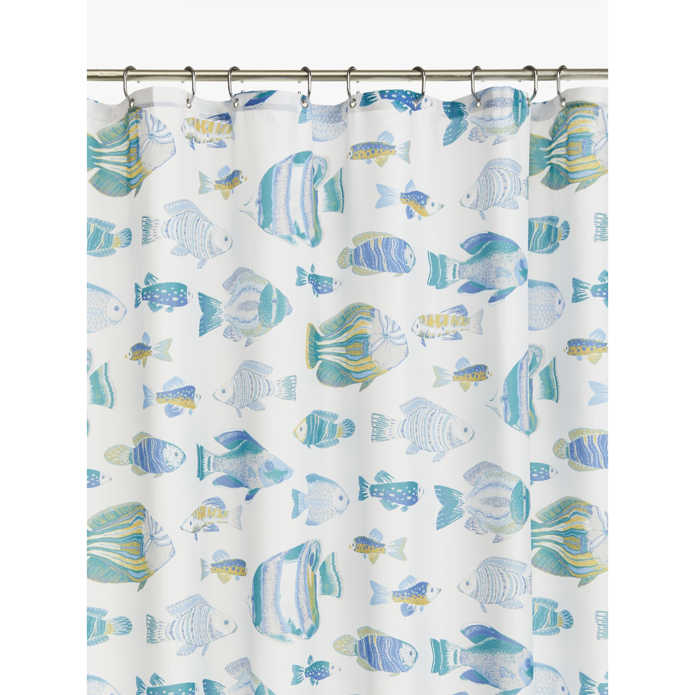 John Lewis Fish Recycled Polyester Shower Curtain - image 1