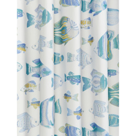 John Lewis Fish Recycled Polyester Shower Curtain - thumbnail 2