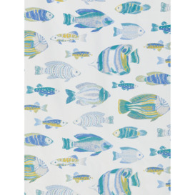 John Lewis Fish Recycled Polyester Shower Curtain - thumbnail 3