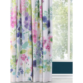 bluebellgray Foxglove Pair Blackout/Thermal Lined Pencil Pleat Curtains, Multi - thumbnail 1