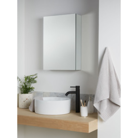 John Lewis Single Mirror-Sided Bathroom Cabinet - thumbnail 2