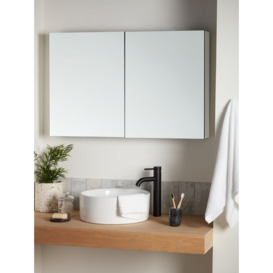 John Lewis Large Double Mirror-Sided Bathroom Cabinet - thumbnail 2
