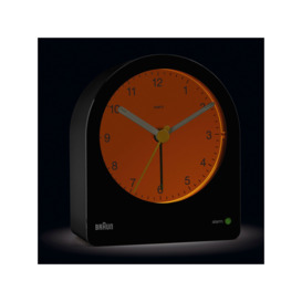 Braun Analogue Alarm Clock, Black - thumbnail 2