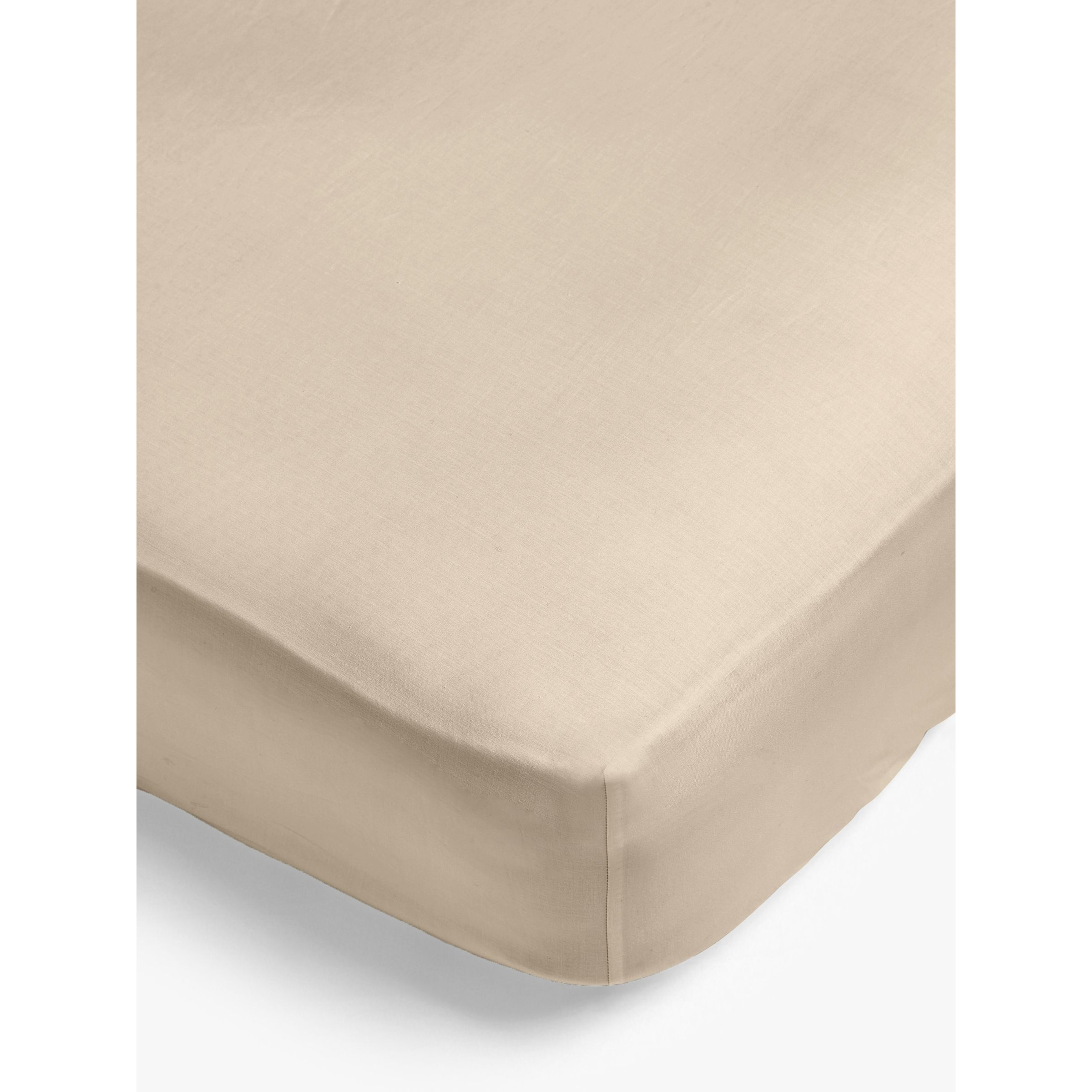 John Lewis Easy Care Organic Cotton Fitted Sheets