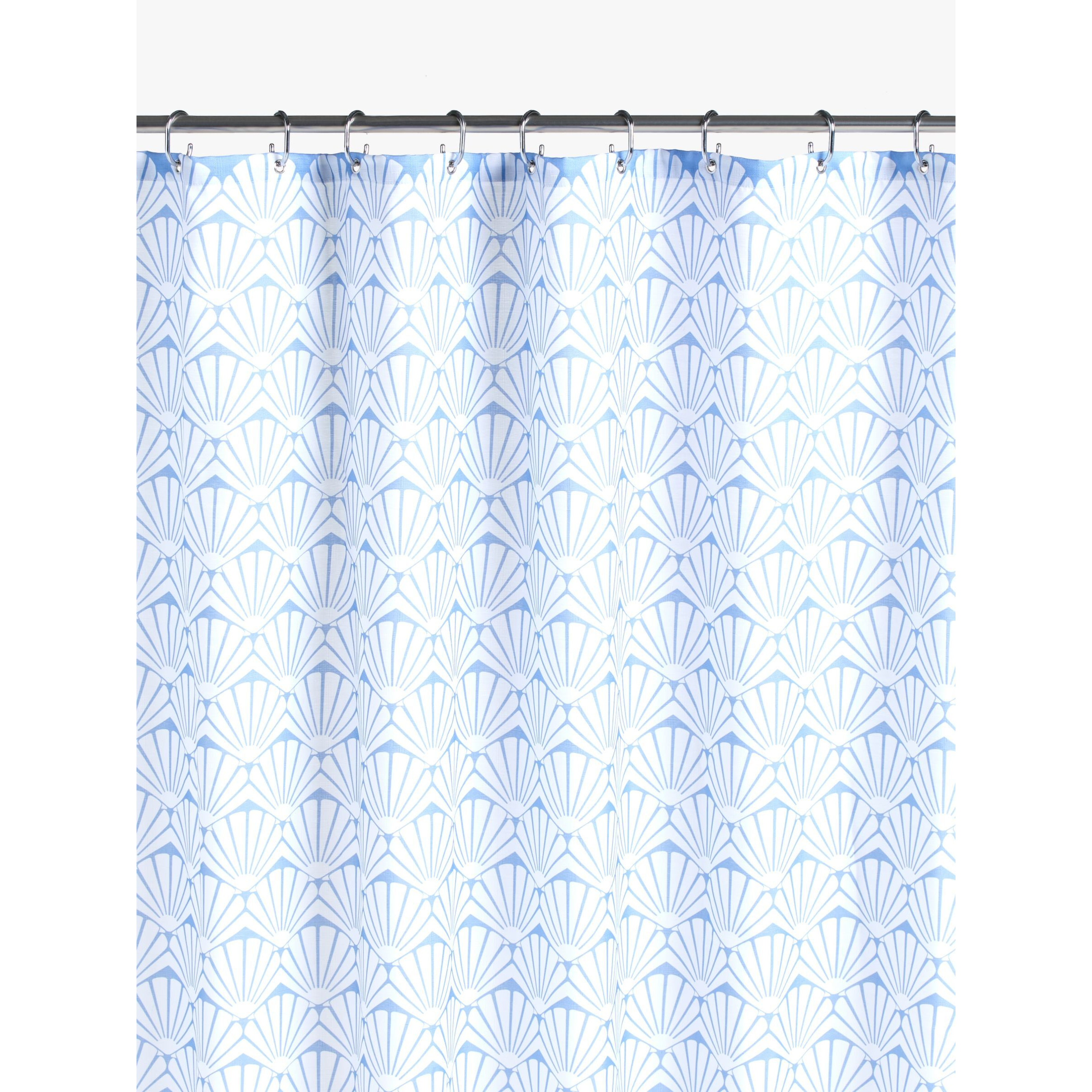 John Lewis Scallop Shell Recycled Polyester Shower Curtain - image 1