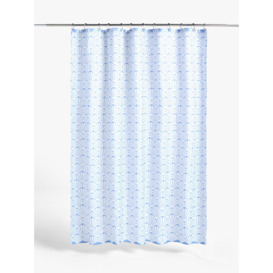 John Lewis Scallop Shell Recycled Polyester Shower Curtain - thumbnail 3