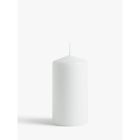 John Lewis ANYDAY Pillar Candle, White, 532g - thumbnail 2