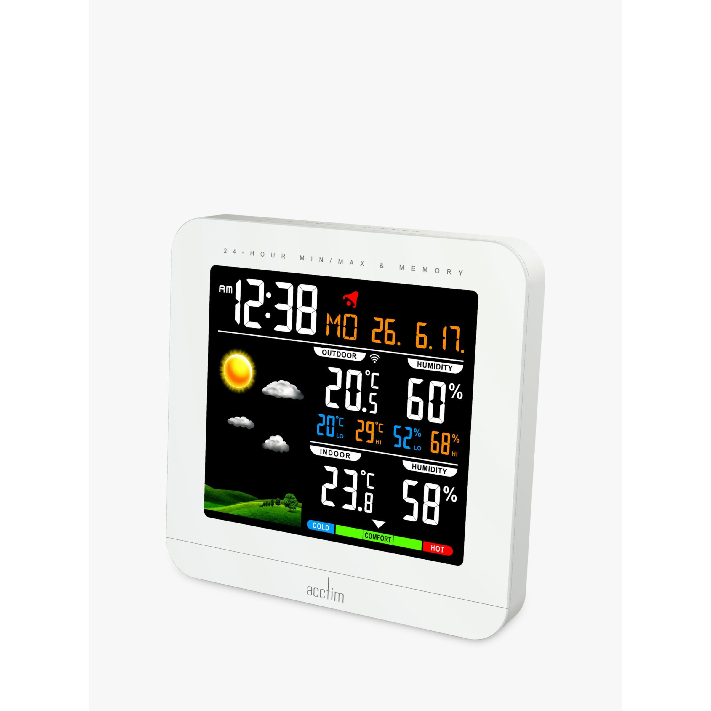 Acctim Wyndham Weather Station Digital Alarm Clock - image 1