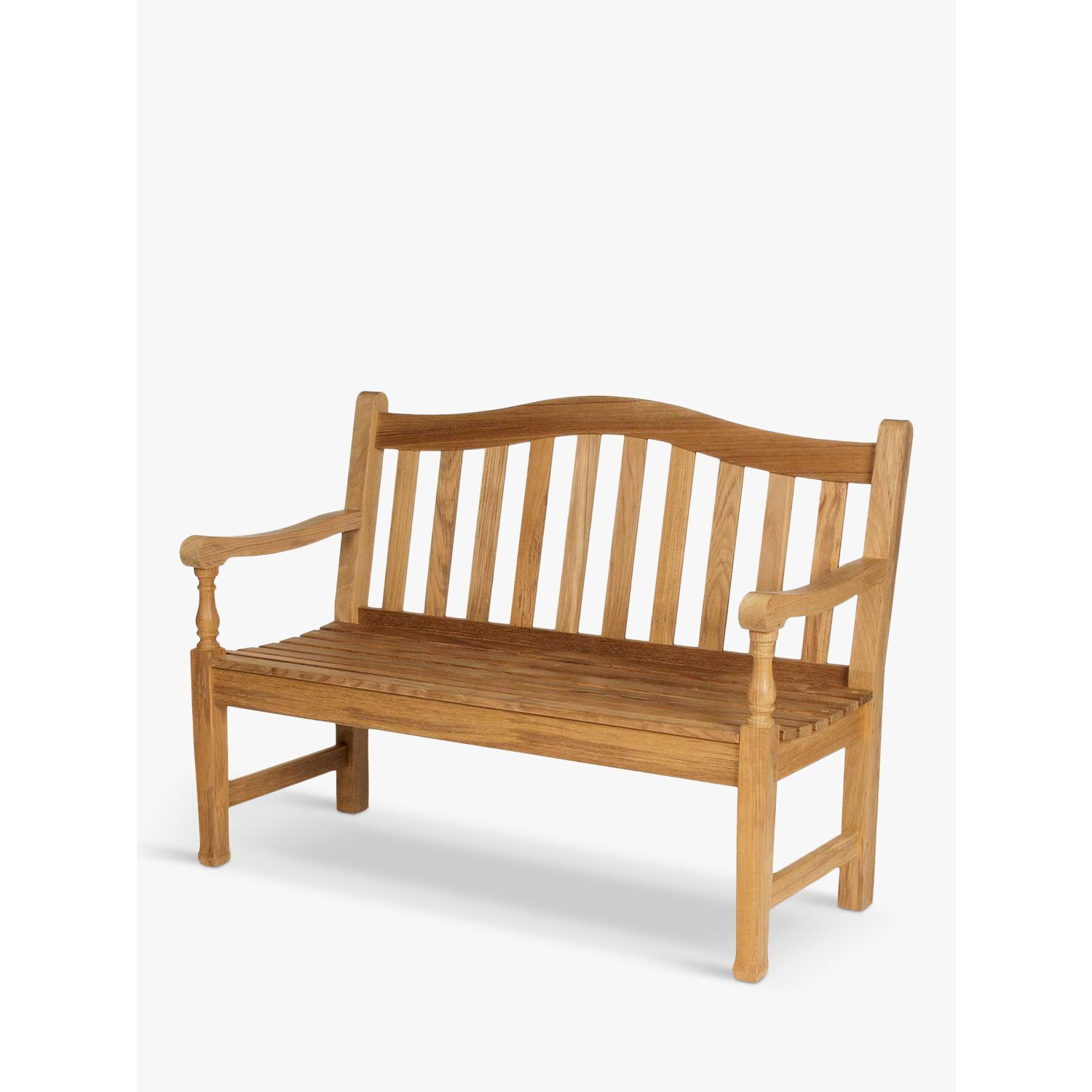 Barlow Tyrie Waveney 2-Seat Teak Wood Garden Bench, Natural - image 1