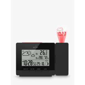 Acctim Neige Weather Station Digital Alarm Clock, Black - thumbnail 2