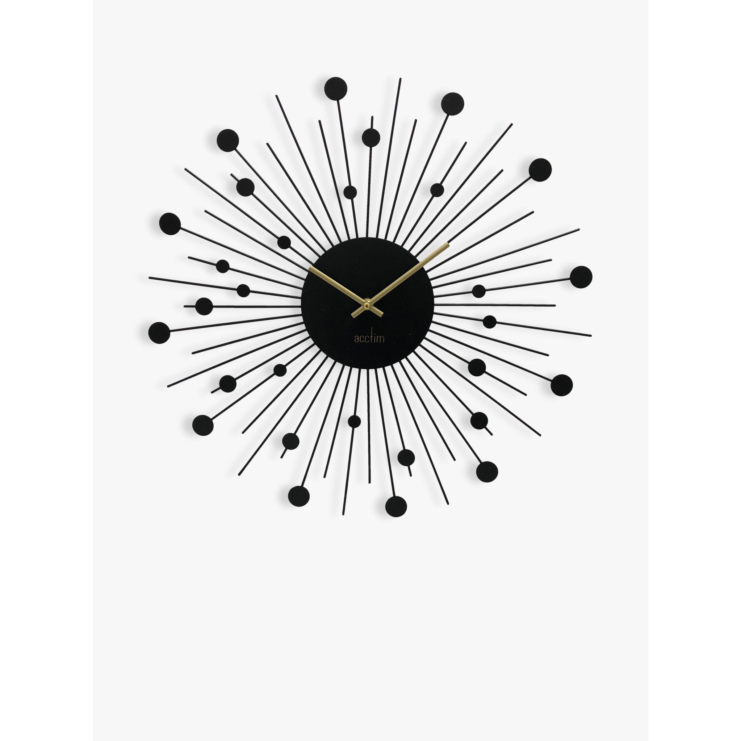 Acctim Brielle Metal Analogue Quartz Wall Clock, 50cm - image 1