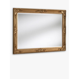 Yearn Baroque Rectangular Wood Framed Wall Mirror - thumbnail 1