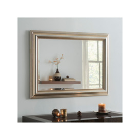 Yearn Beaded Rectangular Wall Mirror, 69 x 94cm, Champagne - thumbnail 2