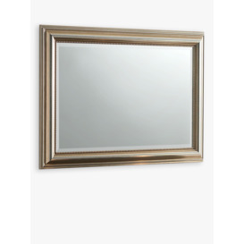 Yearn Beaded Rectangular Wall Mirror, 69 x 94cm, Champagne - thumbnail 1