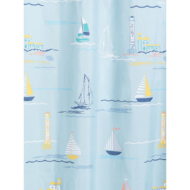 John Lewis Boats Recycled Polyester Shower Curtain - thumbnail 2