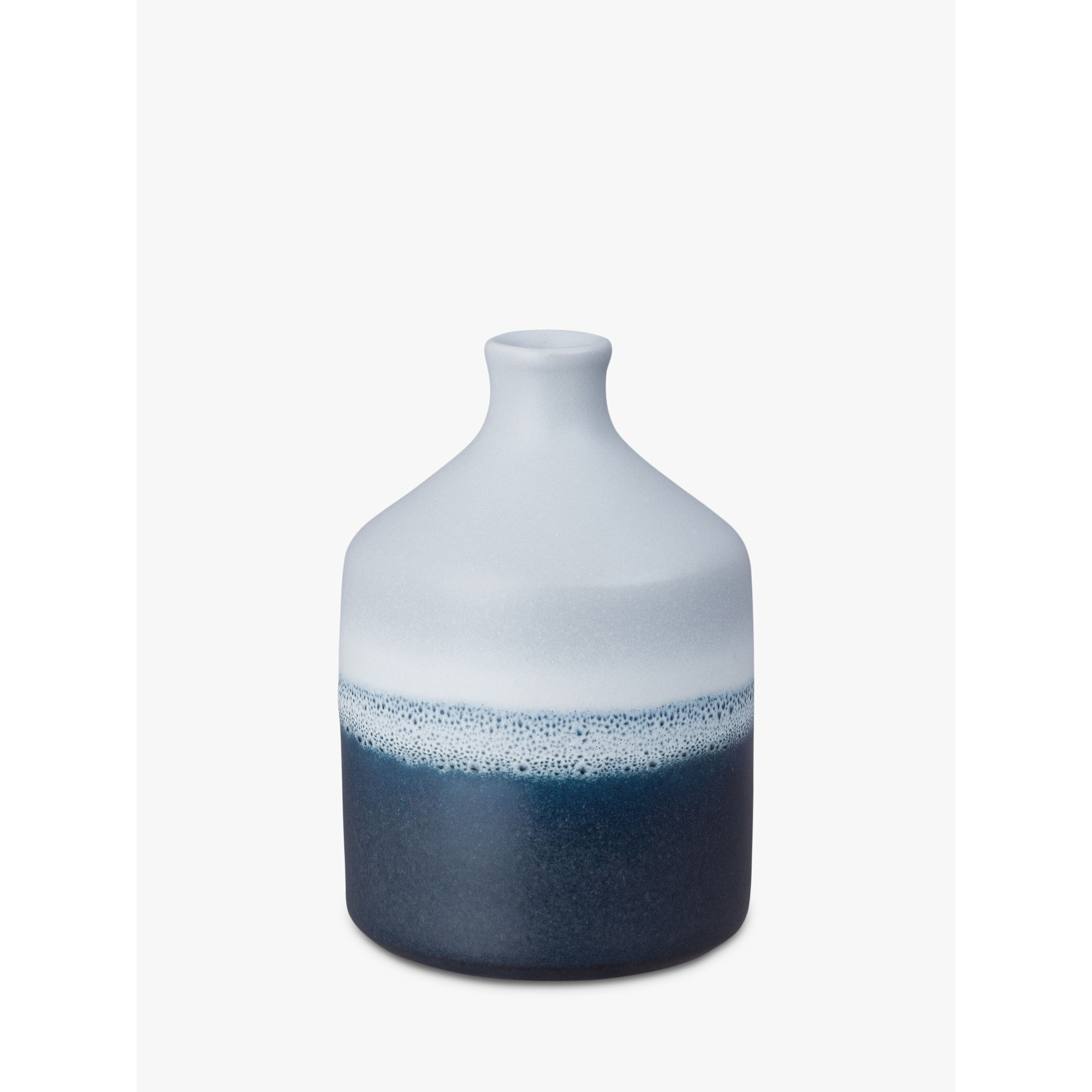 Denby Minerals Bottle Vase, H14cm, Blue - image 1