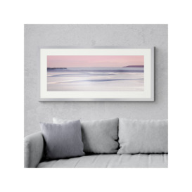 Lynne Douglas - 'Silver Sands' Framed Print & Mount, 49.5 x 104.5cm, Pink - thumbnail 2