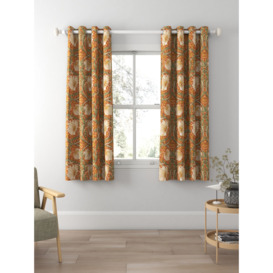 Morris & Co. Pimpernel Pair Thermal Lined Eyelet Curtains - thumbnail 3