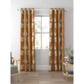 Morris & Co. Pimpernel Pair Thermal Lined Eyelet Curtains - thumbnail 2